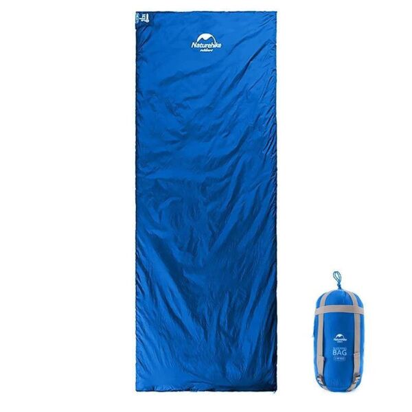 Naturehike LW180 Mini UltraLight Zarf Tarzı Uyku Tulumu MAVİ - Left