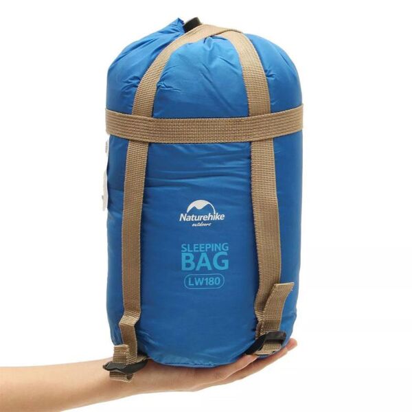 Naturehike LW180 Mini UltraLight Zarf Tarzı Uyku Tulumu MAVİ - Left
