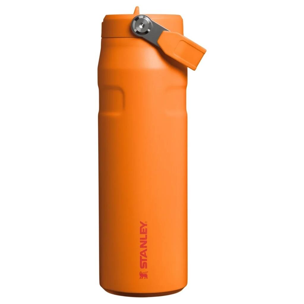 Stanley The IceFlow Flip Straw Lid 2.0 Pipetli Termos 0,70 Lt Goldenrod Coral