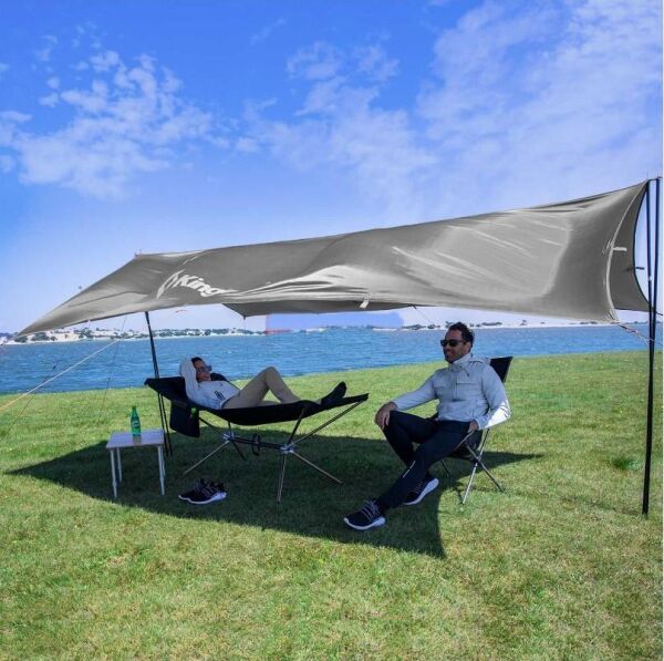 KingCamp Rimini Waterproof Sunshade Tarp (L) Güneşlik GRİ