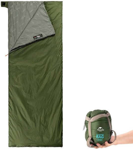 Naturehike LW180 Mini UltraLight Zarf Tarzı Uyku Tulumu HAKİ - Left