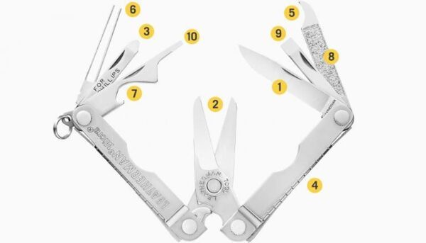 Leatherman Micra Aluminum Fonksiyonel Çakı ( Stainless Steel )