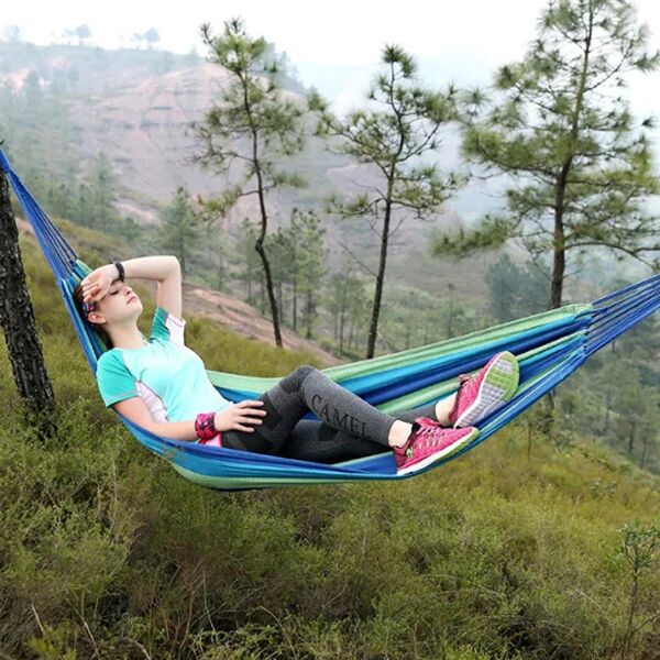 Madfox Tree Bed Lightweight Canvas Hamak MAVİ