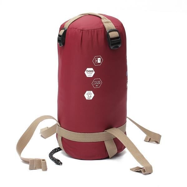 Naturehike LW180 Mini UltraLight Zarf Tarzı Uyku Tulumu BORDO - Left