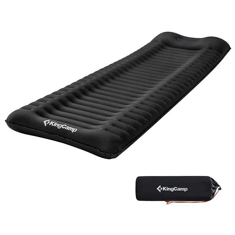 KingCamp Süper Comfort Single Şişme Yatak Siyah