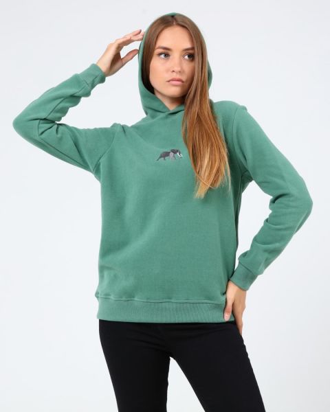 North Trace Crewline Kapüşonlu Kadın Hoodie Mint Yeşil - 2XL