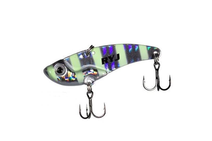 Ryuji Mirror Vib 15 gr 5.5 cm Jig Yem ZEBRA GLOW
