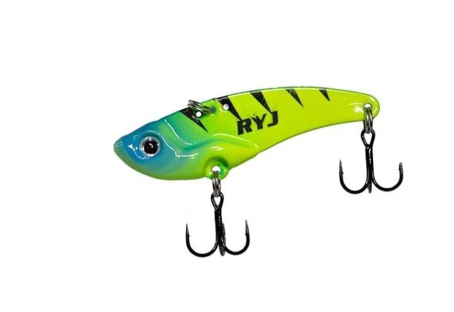 Ryuji Mirror Vib 15 gr 5.5 cm Jig Yem Yellow Glow