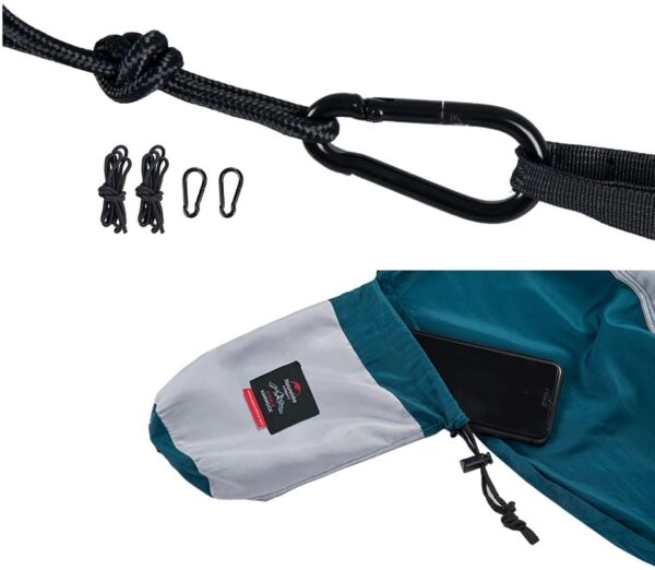 Naturehike 340T Anti-Tear Tek Kişilik Süper Light Hamak MAVİ