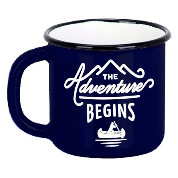Nurgaz Emaye Kupa Lacivert (Adventure Begins)