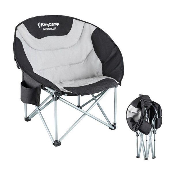 KingCamp Moongazer Sandalye (Black/Grey)