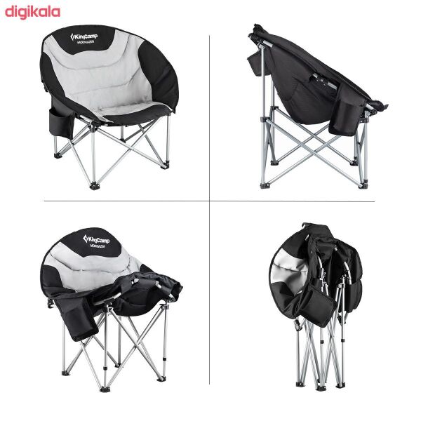 KingCamp Moongazer Sandalye (Black/Grey)