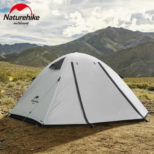 Naturehike P-Serisi 4 Kişilik Kamp Çadırı BEYAZ