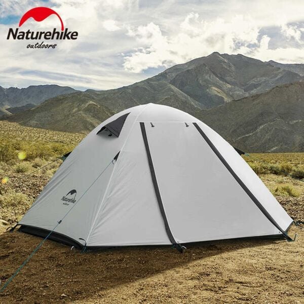 Naturehike P-Serisi 4 Kişilik Kamp Çadırı BEYAZ
