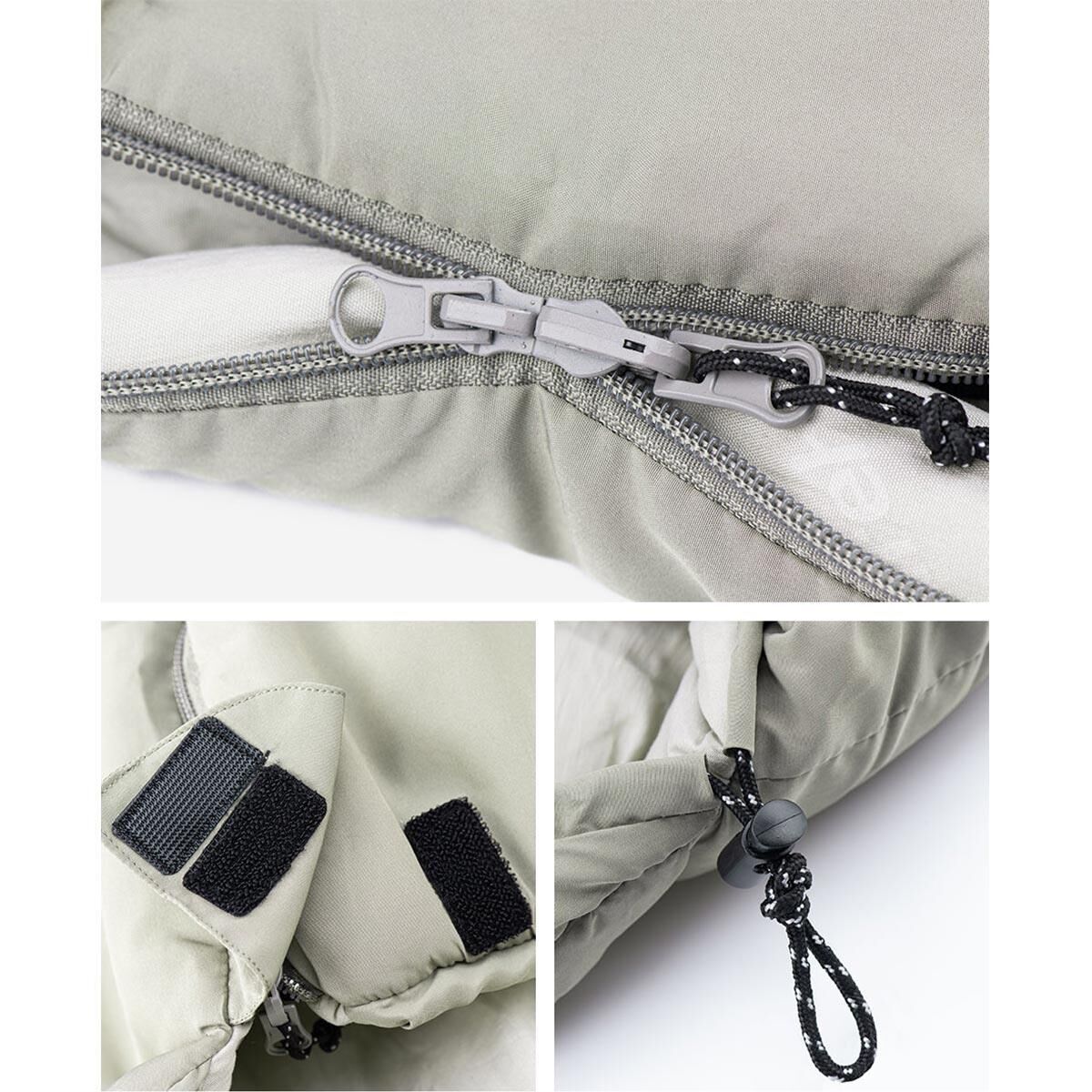 Naturehike M180 Pongee Pamuklu Uyku Tulumu -8°C YEŞİL - Left