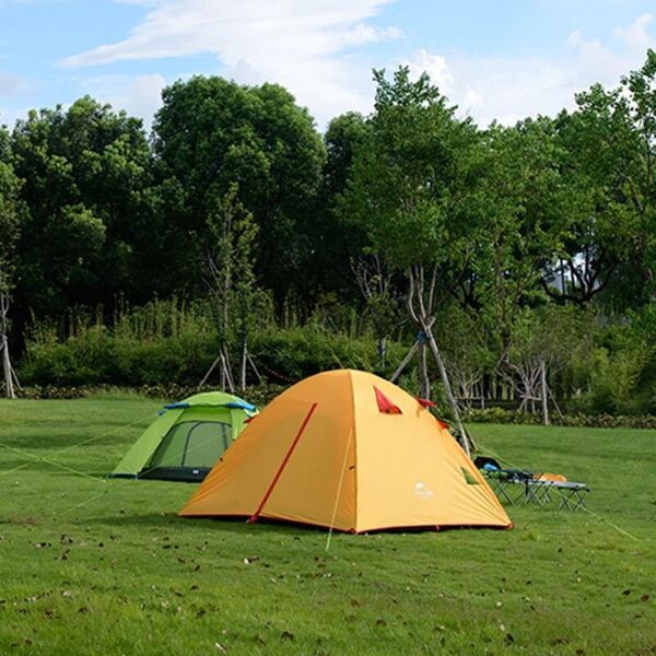 Naturehike P-Serisi 4 Kişilik Kamp Çadırı TURUNCU