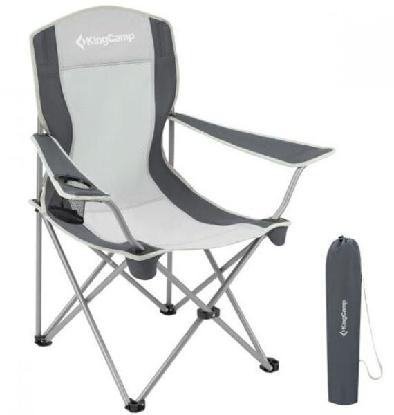 KingCamp Katlanır Sandalye SİYAH- GRİ