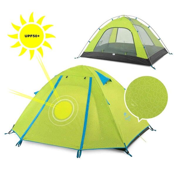Naturehike P-Serisi 4 Kişilik Kamp Çadırı YEŞİL