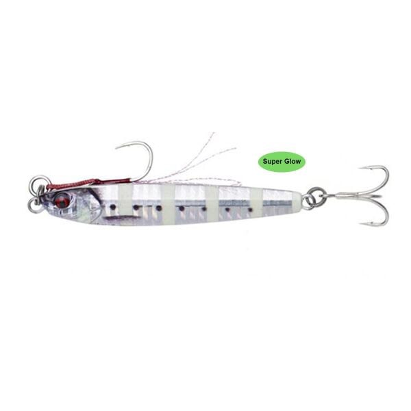 Savage Gear 3D Jig Minnow 40gr 9,3cm Jig Yem ZEBRA GLOW