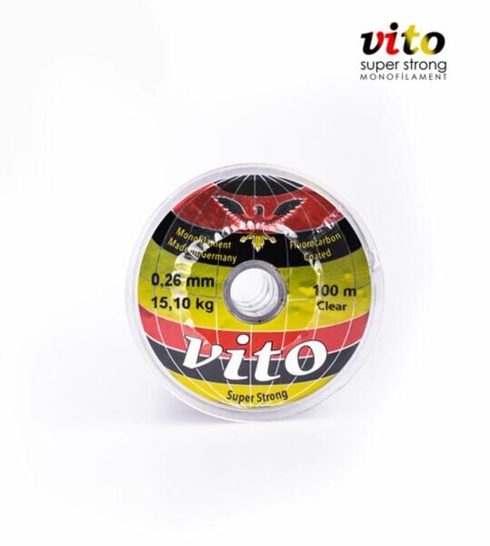 Vito Süper Strong Yekpare Olta Misinası 100mt ŞEFFAF - 0,26 mm