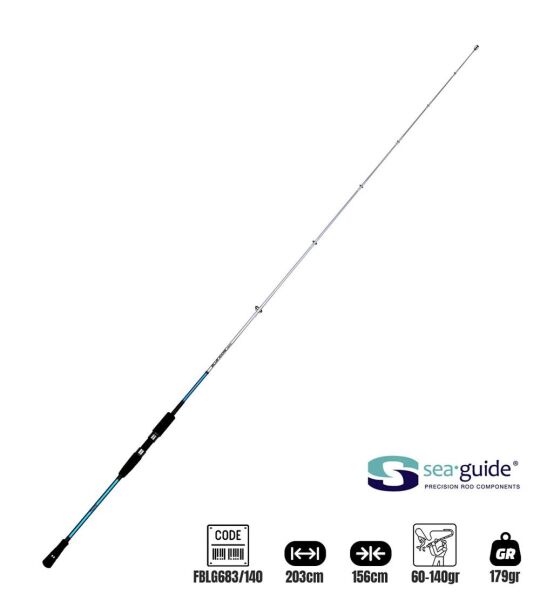 Fujin BlueGame Jigging 203cm 60-140gr Jig Kamışı