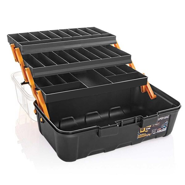 Süper-Bag 16'' Raflı Balıkçı Takım Çantası Sarı