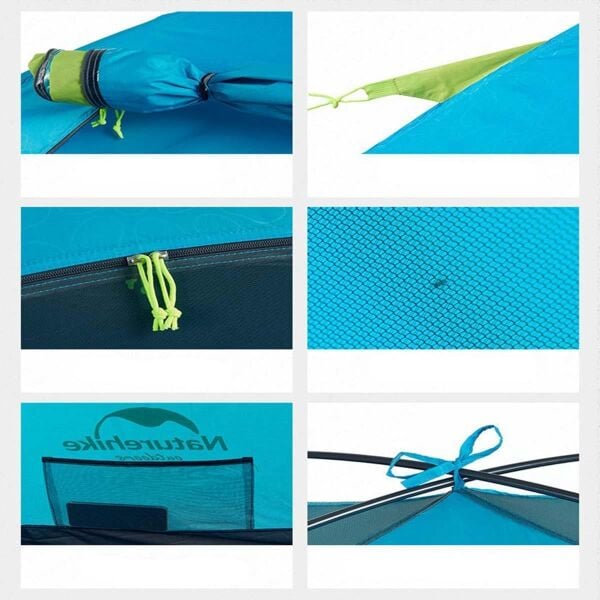 Naturehike P-Serisi 3 Kişilik Kamp Çadırı MAVİ