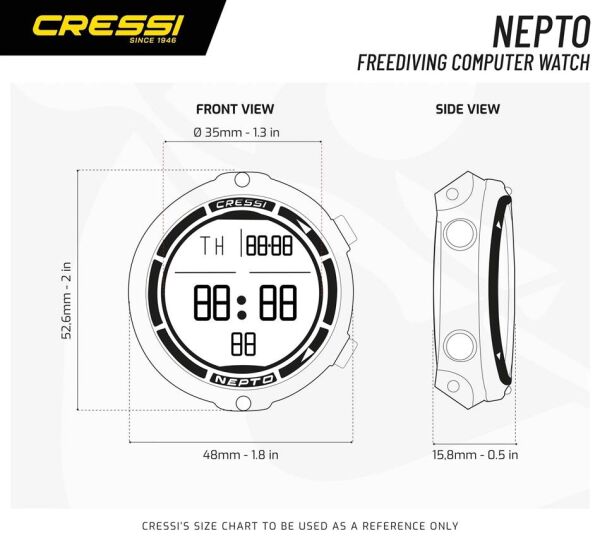 Cressi Nepto Dalış Bilgisayarı GREEN