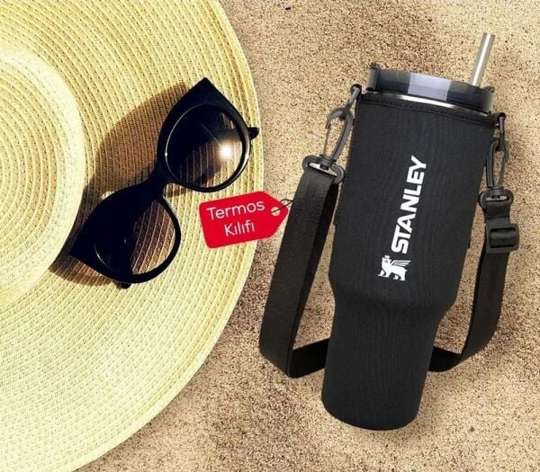 Stanley Neopren Termos Kılıfı ve Omuz Askısı 1.18 Lt Quencher Pipetli