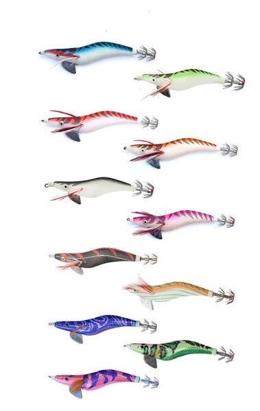 Fladen Squid Jig Keeled 13cm 3,5gr Kurşunlu Kalamar Zokası