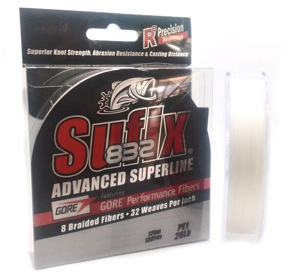 Sufix 832 Advanced Süper Line Gore Fibers Beyaz İp Olta Misinası 120Mt BEYAZ - 0,15 mm