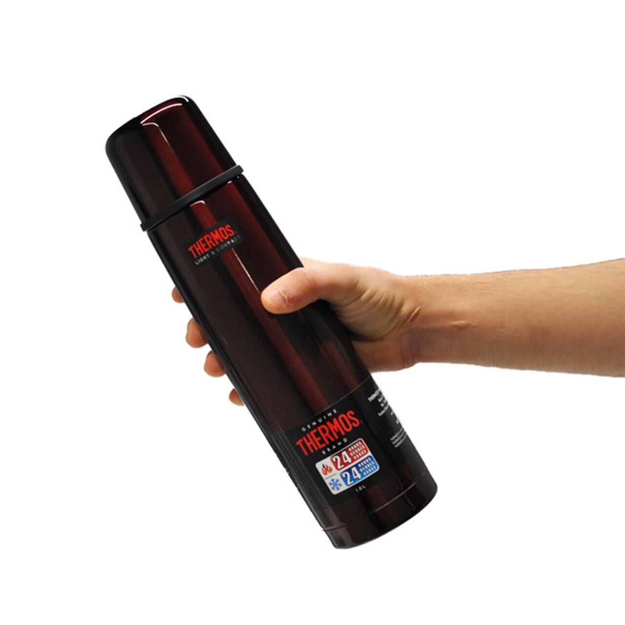 Thermos FBB-1000 Staltermos Classic Light & Compact Termos 1 Lt Midnight Red