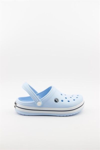 Akınalbella Garson Eva Sandalet Kadın Terlik Buz Mavi/Beyaz/Lacivert - 39