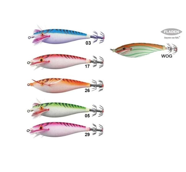 Fladen Squid Jig 9cm Kurşunlu Kalamar Zokası