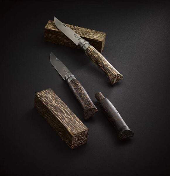 Opinel Palmier No 8 Guyana Ahşap Saplı Paslanmaz Çelik Çakı