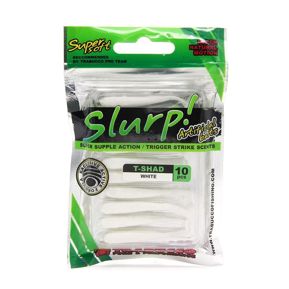 Trabucco Slurp Bait T-Sharp 4,5Cm Silikon Yem WHİTE
