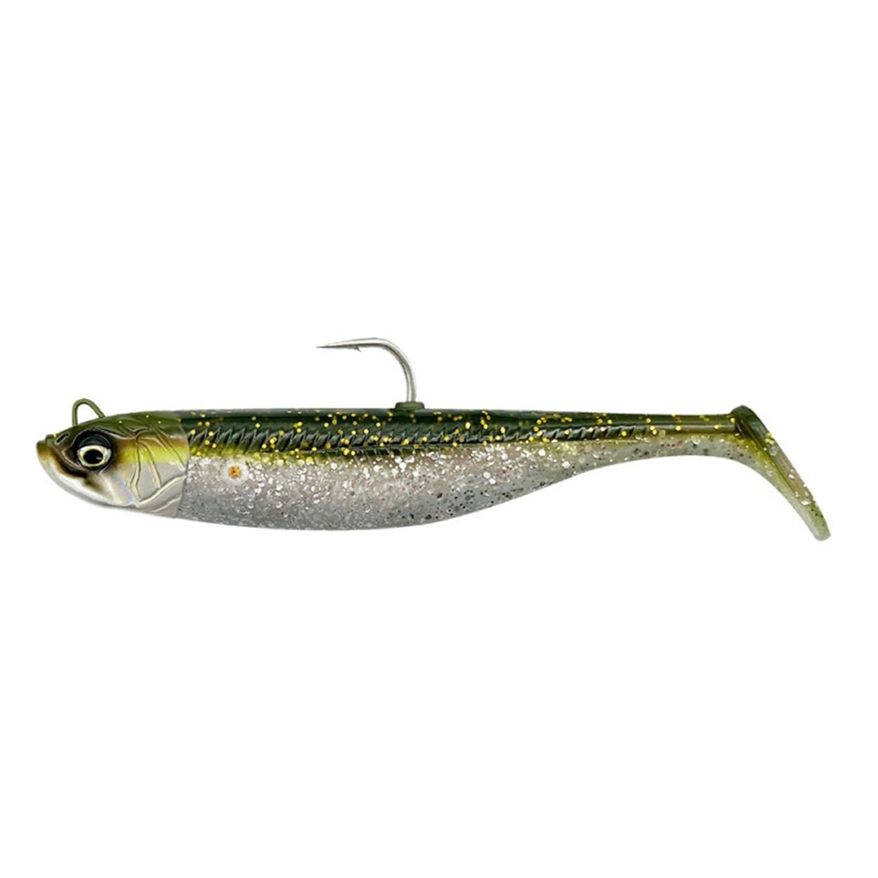 Savage Gear Savage Minnow 10 cm 20 gr 2+1 Silikon Yem GREEN SİLVER