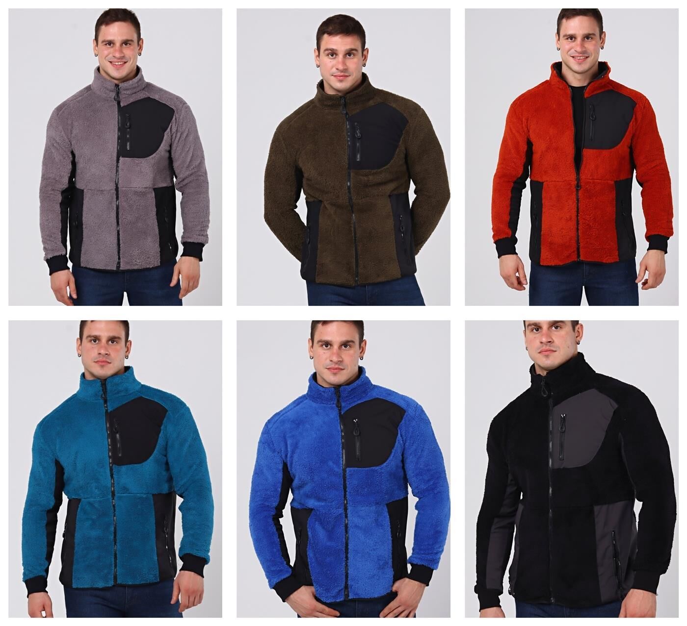 North Trace Gecko Tam Fermuarlı Erkek Welsoft Polar
