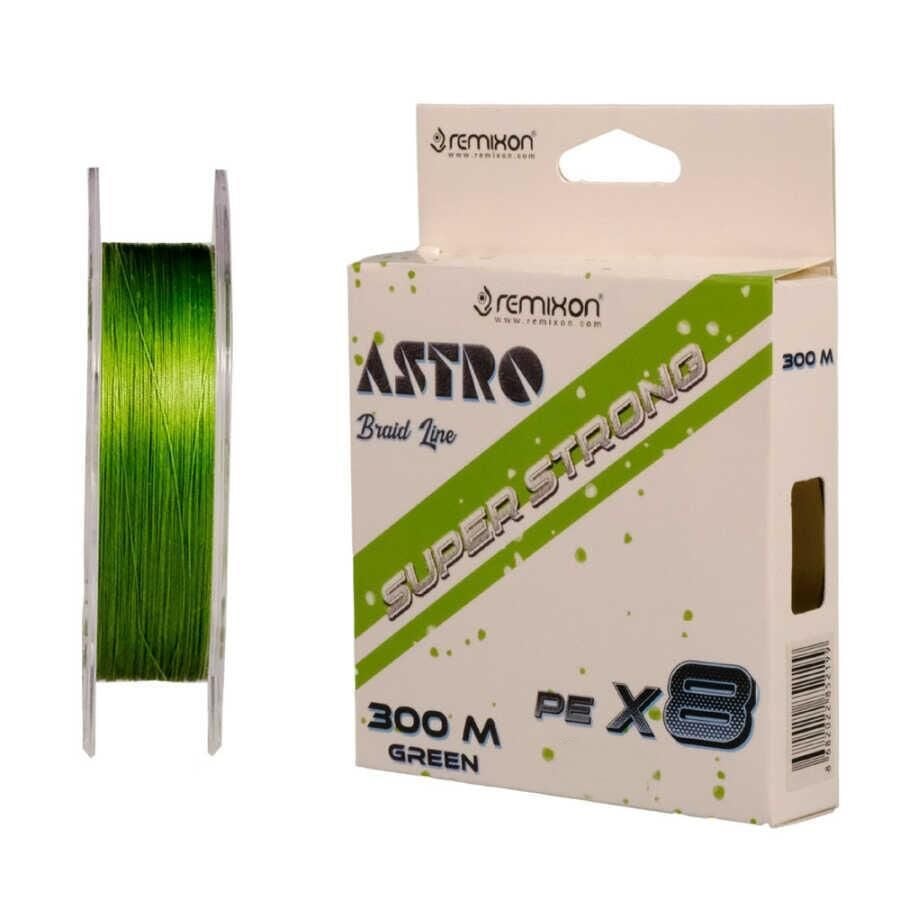 Remixon Astro 8x İp Misina 300mt GREEN - 0,18 MM