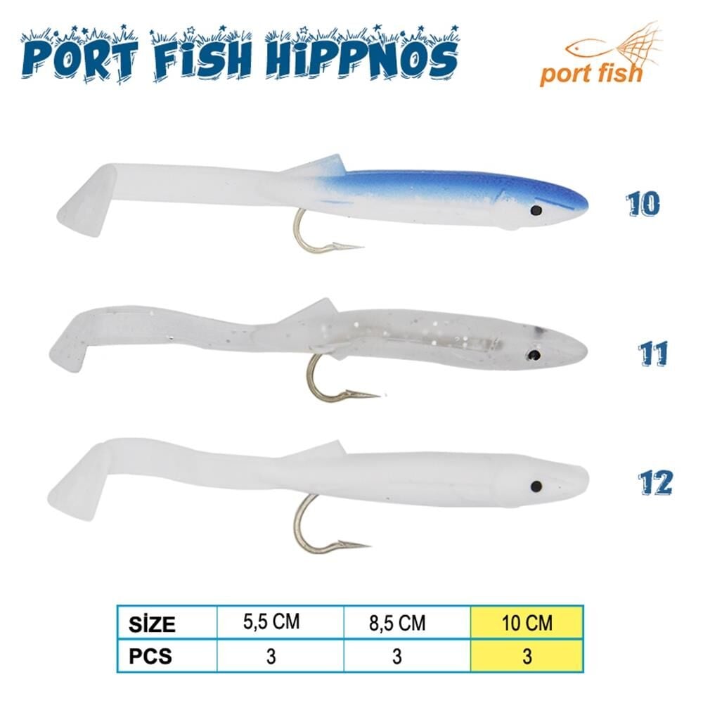Portfish Hippnos 10,5cm Raglou Silikon Yem