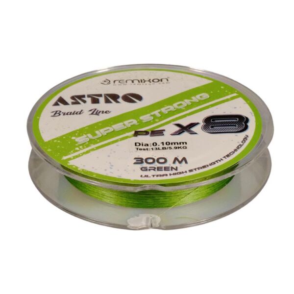 Remixon Astro 8x İp Misina 300mt GREEN - 0,20 mm