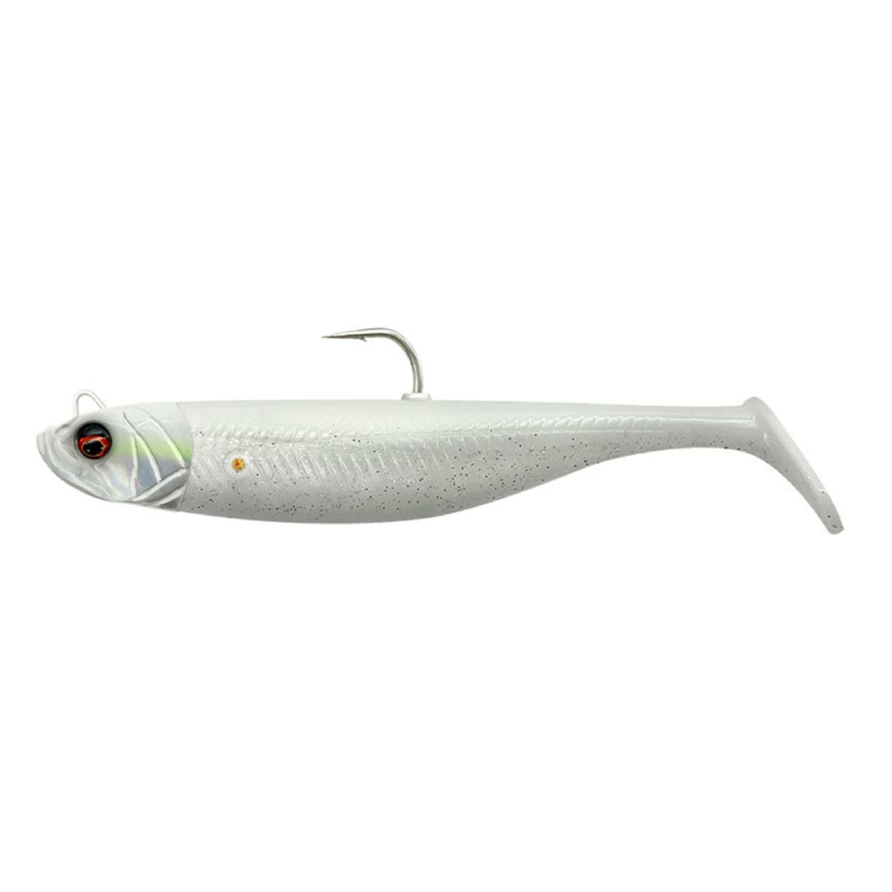 Savage Gear Savage Minnow 10 cm 20 gr 2+1 Silikon Yem White Pearl Silver