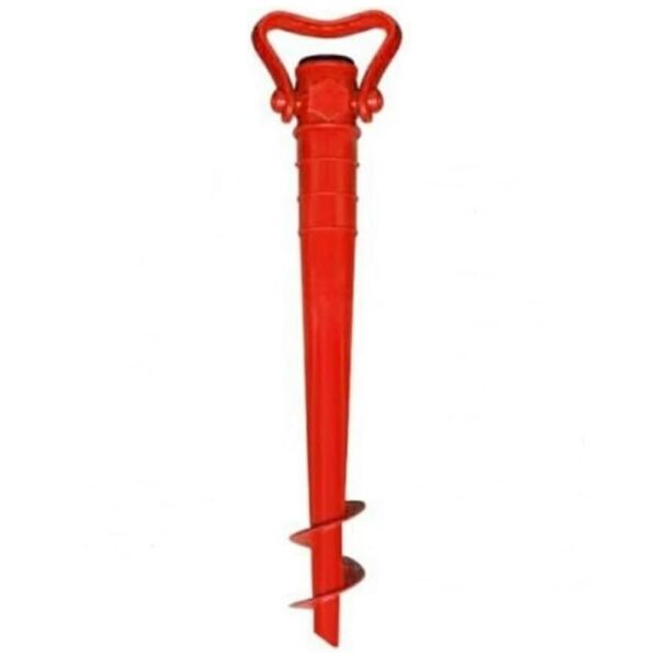 Şemtak Plastik Bahçe ve Plaj Şemsiyesi Kazığı KIRMIZI