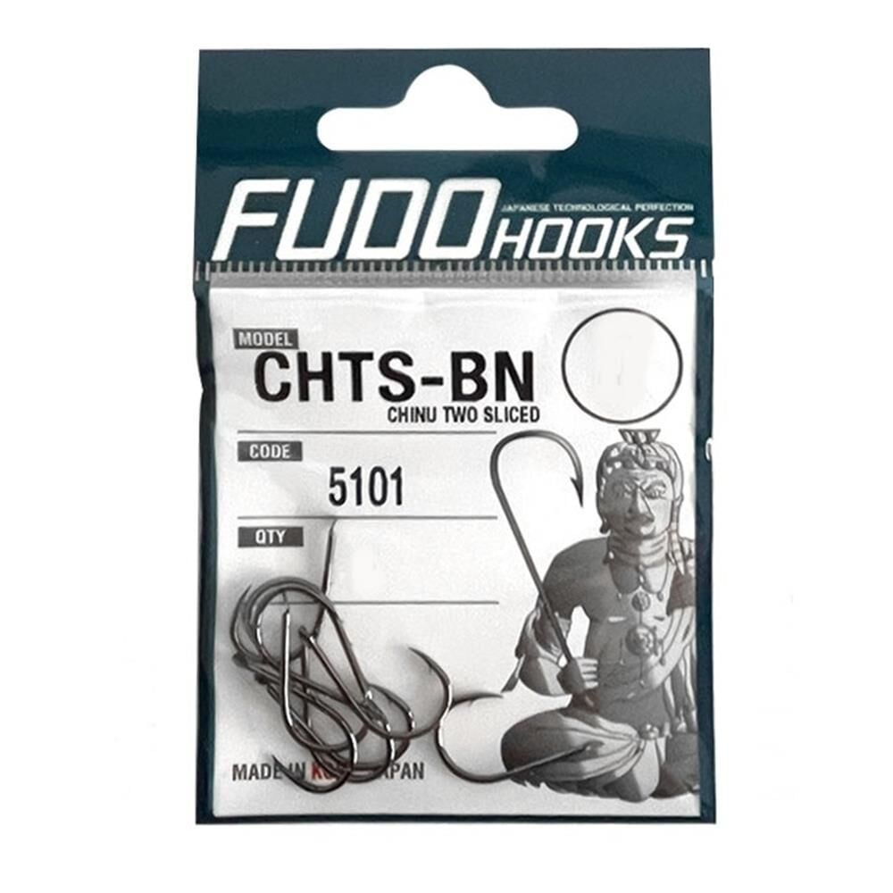 Fudo CHTS-BN Chinu Two Sliced Olta İğnesi Black Nickel - NO:4