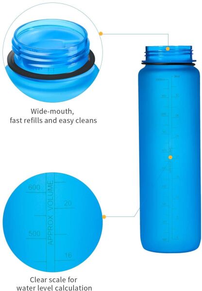 KingCamp Tritan Suluk 1000 ML MAVİ