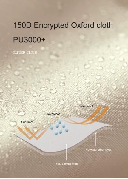 Naturehike Square Glamping 3x5 mt Tarp [Güneş ve Rüzgar Koruma Tentesi] Quicksand Gold/Light Coated Silver