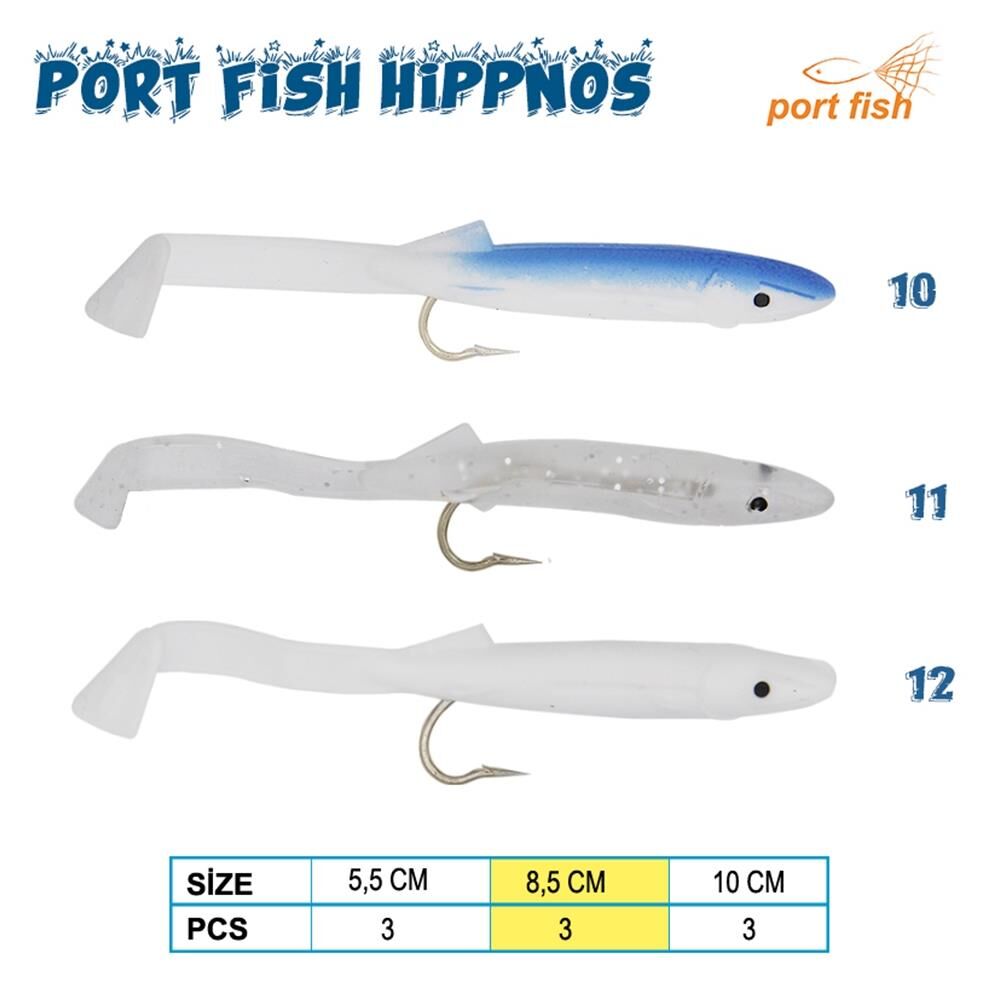 Portfish Hippnos 8,5cm Raglou Silikon Yem