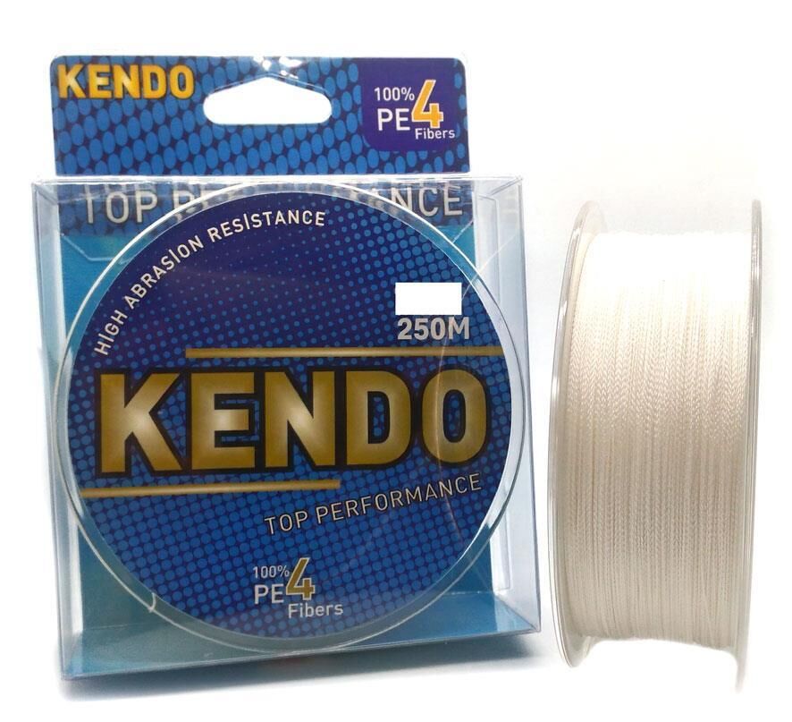 Kendo Top Performance %100 PE 4 Örgü Beyaz İp Olta Misinası 250Mt BEYAZ - 0,405 mm
