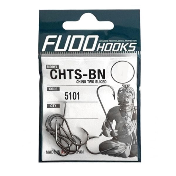 Fudo CHTS-BN Chinu Two Sliced Olta İğnesi Black Nickel - NO:8