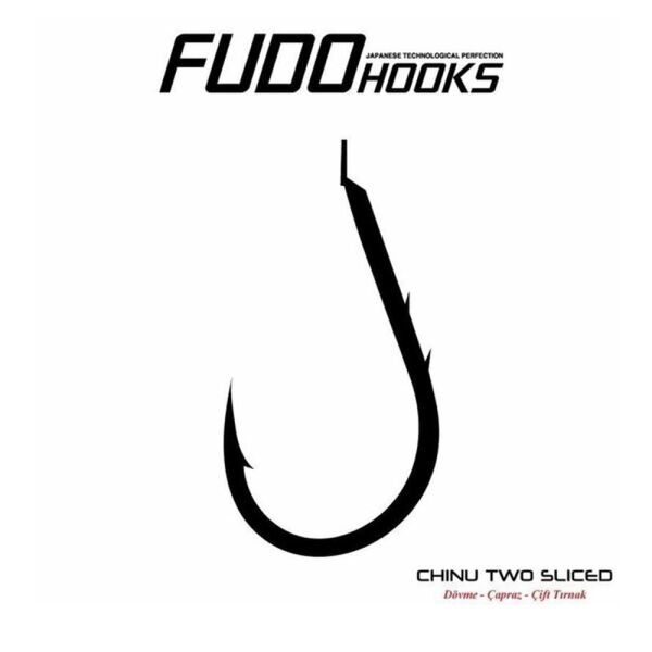 Fudo CHTS-BN Chinu Two Sliced Olta İğnesi Black Nickel - NO:8